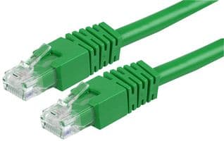 PS11171 - PRO SIGNAL - PS11171 - Ethernet Cable, UTP, Patch Lead, Cat6, RJ45 Plug to RJ45 Plug, Green, 1 m