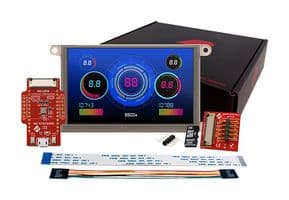 SK-GEN4-70D-WVA - 4D SYSTEMS - SK-GEN4-70D-WVA - Display Starter Kit, DIABLO16, Display Module Gen4-uLCD-70D-WVA, Graphics Controller