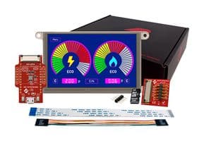 SK-GEN4-70DT-WVA - 4D SYSTEMS - SK-GEN4-70DT-WVA - Display Starter Kit, DIABLO16, Display Module Gen4-uLCD-70DT-WVA, Graphics Controller