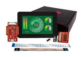 SK-GEN4-70DCT-CLB-WVA - 4D SYSTEMS - SK-GEN4-70DCT-CLB-WVA - Display Starter Kit, DIABLO16, Display Module Gen4-uLCD-70DCT-CLB-WVA, Graphics Controller