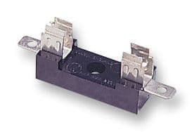 FX0326 - BULGIN / PARTNER STOCK - FX0326 - Cartridge Fuse Holder, 1Fuse, Solder Lug, 13A, 250VAC, 250VDC, 1/4" x 1-1/4", 6.3mm x 32mm