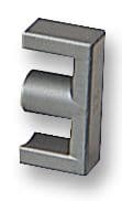 ETD29/16/10-3C90 - FERROXCUBE - ETD29/16/10-3C90 - Transformer Cores, Half Core, ETD, ETD29, 3C90, 72 mm, 76 mm²
