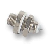 142BNP - DEUTSCH - TE CONNECTIVITY - 142BNP - RF / Coaxial Connector, Coaxial, Straight Bulkhead Jack, Solder, 50 ohm, UR70, Copper