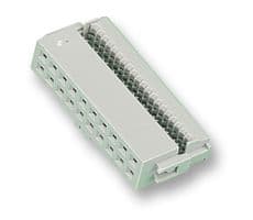 71600-120LF - AMPHENOL COMMUNICATIONS SOLUTIONS - 71600-120LF - IDC Connector, Without Strain Relief, IDC Receptacle, Female, 2.54 mm, 2 Row, 20 Contacts