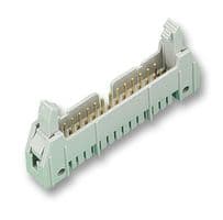71918-114LF - AMPHENOL COMMUNICATIONS SOLUTIONS - 71918-114LF - Pin Header, Straight, Wire-to-Board, 2.54 mm, 2 Rows, 14 Contacts, Through Hole, FCI Quickie