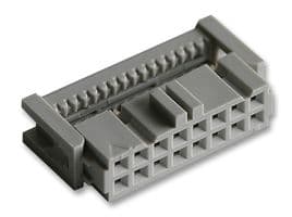 89116-0101HA - 3M - 89116-0101HA - IDC Connector, Bump & Clip, IDC Receptacle, Female, 2.54 mm, 2 Row, 16 Contacts, Cable Mount