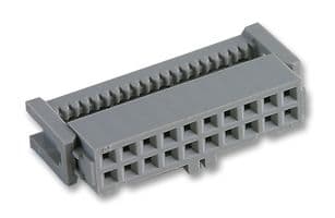 89120-0101HA - 3M - 89120-0101HA - IDC Connector, Bump & Clip, IDC Receptacle, Female, 2.54 mm, 2 Row, 20 Contacts, Cable Mount