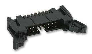 N3793-6202RB - 3M - N3793-6202RB - Pin Header, Short Latch, Wire-to-Board, 2.54 mm, 2 Rows, 10 Contacts, Through Hole Straight, 3000