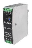 PDRD-75-12 - CUI - PDRD-75-12 - AC/DC DIN Rail Power Supply (PSU), ITE, Household & Laboratory Equipment, 1 Output, 75.6 W, 12 V