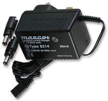8314 CC UK - MASCOT - 8314 CC UK - Battery Charger, Plug In, 30 V, NiCd, NiMH, UK Plug