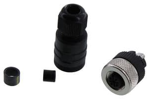 RKC 5/7 - LUMBERG AUTOMATION - RKC 5/7 - Sensor Connector, RKC Series, M12, Female, 5 Positions, Screw Socket, Straight Cable Mount