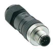 RSC 5/9 - LUMBERG AUTOMATION - RSC 5/9 - Sensor Connector, RSC Series, M12, Male, 5 Positions, Screw Pin, Straight Cable Mount