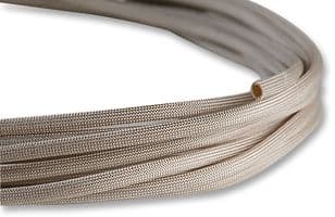 PP14791 - MULTICOMP PRO - PP14791 - Sleeving, Flexible, Braided, Fibreglass / Silicone, Natural, 2 mm, 5 m, 16.4 ft