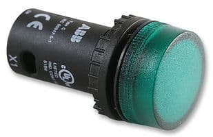 CL-523G - ABB - CL-523G - LED Panel Mount Indicator, Pilot Light, Green, 230 VAC, 15 mA, 126 mcd, Not Rated