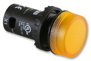 CL-523Y - ABB - CL-523Y - LED Panel Mount Indicator, Pilot Light, Yellow, 230 VAC, 15 mA, 60 mcd, Not Rated