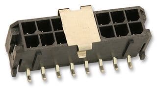 43045-1615 - MOLEX - 43045-1615 - Pin Header, Right Angle, Wire-to-Board, 3 mm, 2 Rows, 16 Contacts, Surface Mount Straight