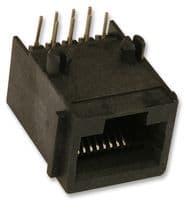 43249-8104 - MOLEX - 43249-8104 - Modular Connector, RJ45 Jack, 1 x 1 (Port), 8P8C, Cat3, Through Hole Mount