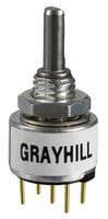 26GS22-01-1-16S-C - GRAYHILL - 26GS22-01-1-16S-C - Rotary Encoder, Mechanical, Absolute, 16 PPR, 16 Detents, Vertical, Without Push Switch