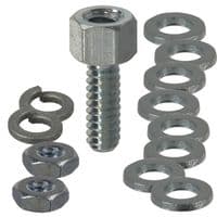 3341-1S - 3M - 3341-1S - Connector Accessory, Jack Socket Screw Kit, D Sub & D-Ribbon Connectors, 4-40, 3.3 mm, 7.9 mm