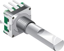 PEC11R-4220F-S0024 - BOURNS - PEC11R-4220F-S0024 - Rotary Encoder, Mechanical, Incremental, 24 PPR, 24 Detents, Horizontal