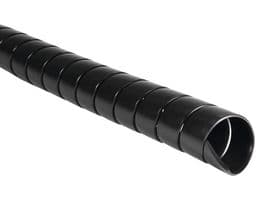 162-20300 SPF30-PP-BK - HELLERMANNTYTON - 162-20300 SPF30-PP-BK - Spiral Wrap, 1.33 ", 34 mm, Polypropylene, Black, 3.28 ft, 1 m