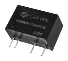 PGNM2-S12-D12-S - CUI - PGNM2-S12-D12-S - Isolated Through Hole DC/DC Converter, ITE & Medical, SIP, 1:1, 2 W, 2 Output, 12 VDC