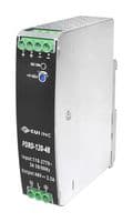 PDRD-120-24 - CUI - PDRD-120-24 - AC/DC DIN Rail Power Supply (PSU), ITE, Household & Laboratory Equipment, 1 Output, 120 W, 24 VDC