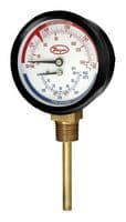 TRI-75-25E - DWYER - TRI-75-25E - TRIDICATOR GAGE, RANGE 0-75 PSI 0-500