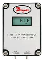 616W-10B-LCD - DWYER - 616W-10B-LCD - Pressure Transmitter, LCD Display, 5 Inch-H2O