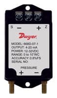 668D-09-1 - DWYER - 668D-09-1 - Pressure Transmitter, 0.8% Accuracy, 50 Inch-H2O