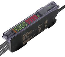 E3X-MZV11 2M - OMRON INDUSTRIAL AUTOMATION - E3X-MZV11 2M - Smart Fibre Amplifier Unit, 2 Channel, NPN, E3X-MZV Series
