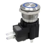 MPW19-A0F0E724-A1ZB - MULTICOMP PRO - MPW19-A0F0E724-A1ZB - Vandal Resistant Switch, 24 V LED, MP Vandal Resistant Switches Momentary, 19.1 mm, SPDT, Momentary