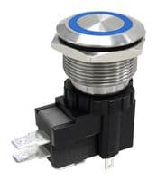 MPW22-A0F1E724-A3ZA - MULTICOMP PRO - MPW22-A0F1E724-A3ZA - Vandal Resistant Switch, 24 V LED, MP Vandal Resistant Switches Latching, 22 mm, SPDT, Latching
