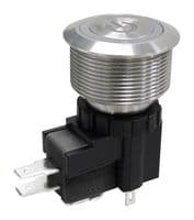 MPW25-A0F1LA24-A1ZB - MULTICOMP PRO - MPW25-A0F1LA24-A1ZB - Vandal Resistant Switch, 24 V LED, MP Vandal Resistant Switches Latching, 25 mm, SPDT, Latching