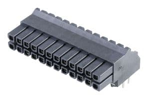 44764-2401. - MOLEX - 44764-2401. - PCB Receptacle, Board-to-Board, Wire-to-Board, 3 mm, 2 Rows, 24 Contacts, Female Receptacle