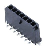 43650-0724. - MOLEX - 43650-0724. - Pin Header, Wire-to-Board, 3 mm, 1 Rows, 7 Contacts, Surface Mount Straight