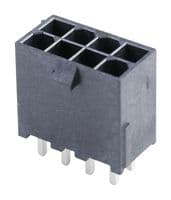 46207-1008 - MOLEX - 46207-1008 - Pin Header, Wire-to-Board, 4.2 mm, 2 Rows, 8 Contacts, Through Hole Straight