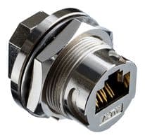 RCM-6APFFH-TCM7001 - AMPHENOL LTW - RCM-6APFFH-TCM7001 - In-Line Adapter, Cat6a, Shld, Adapter, In-Line, RJ45, RJ45