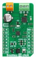 MIKROE-5886 - MIKROELEKTRONIKA - MIKROE-5886 - Add-On Board, Brushless 13 Click, STSPIN830, Three-Phase, Three-Sense Motor Driver, I2C, 3.3V/5V in