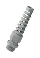 50007M12BS7035 - HYLEC - 50007M12BS7035 - Cable Gland, M12 x 1.5, 3 mm, 6.5 mm, Nylon (Polyamide), Light Grey, IP68