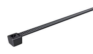 111-01719 T30R-PA11-BK - HELLERMANNTYTON - 111-01719 T30R-PA11-BK - Cable Tie, Nylon 11 (Polyamide 11), Black, 150 mm, 3.5 mm, 35 mm, 130 N