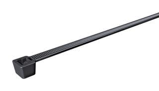 111-01720 T50S-PA11-BK - HELLERMANNTYTON - 111-01720 T50S-PA11-BK - Cable Tie, Nylon 11 (Polyamide 11), Black, 150 mm, 4.6 mm, 35 mm, 170 N