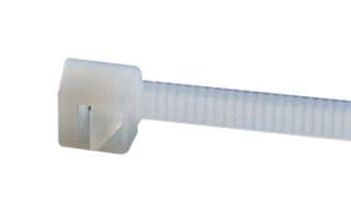 115-02202 RELK2R-PA66-NA - HELLERMANNTYTON - 115-02202 RELK2R-PA66-NA - Cable Tie, Nylon 6.6 (Polyamide 6.6), Natural, 200 mm, 4.6 mm, 50 mm, 200 N