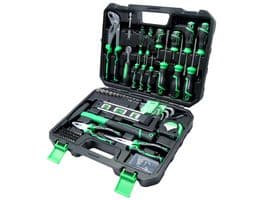 MP013668 - MULTICOMP PRO - MP013668 - Tool Set, 183-Pcs of Screwdriver, Bit & Ratchet Handle, Pliers, Hex Key, 5M Tape, Hammer, Fasteners