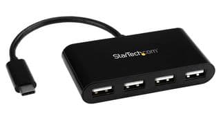ST4200MINIC - STARTECH - ST4200MINIC - Hub, 4 Port USB C Hub, Mini Hub, USB-C to 4x USB-A, USB 2.0