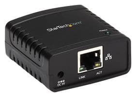 PM1115U2 - STARTECH - PM1115U2 - Print Server, 10/100Mbps Ethernet to USB 2.0 Network LPR Print Server