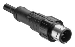 M12A-05BMMM-PL8B02 - AMPHENOL LTW - M12A-05BMMM-PL8B02 - Sensor Cable, Push Pull, Overmolded, M12 Plug, Free End, 5 Positions, 2 m, 6.6 ft, M Series