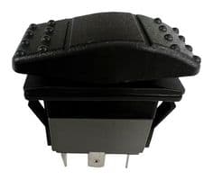 MPX5-174ANN-NABB-1NN-S - MULTICOMP PRO - MPX5-174ANN-NABB-1NN-S - Rocker Switch, IP67, On-Off-(On), SPDT, Non Illuminated, Panel, Snap-In, Black