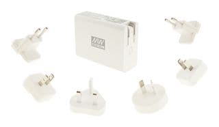 AC PLUG-MIX4 - MEAN WELL - AC PLUG-MIX4 - AC Plug, Interchangeable, NGE12/18/30/45/65/90 Series Adapters, 12W, MIX4