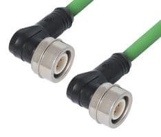 120406-1033 - MOLEX - 120406-1033 - Sensor Cable, M12, 90° Ultra-Lock 2.0 Plug, 90° Ultra-Lock 2.0 Plug, 4 Positions, 1 m, 3.28 ft